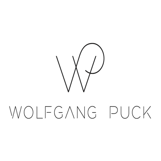 Wolfgang Puck WPRGG0010 Manual