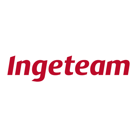 Ingeteam INGEREV GARAGE Basic Configuration Manual