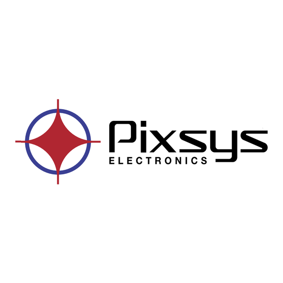 Pixsys ATR 121 User Manual