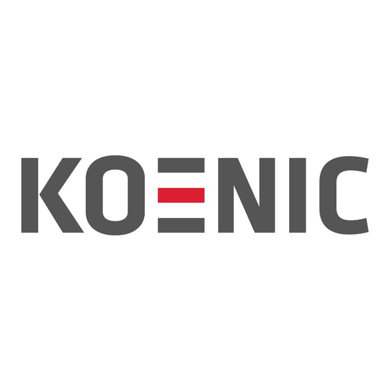 Koenic KVC150 User Manual