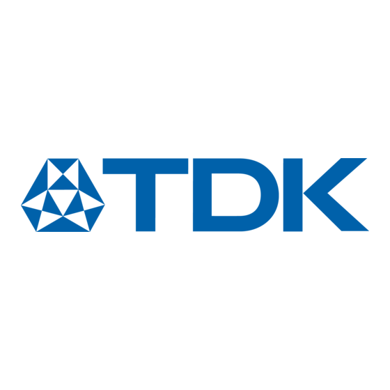 TDK ZRCT-MF series Specification Sheet