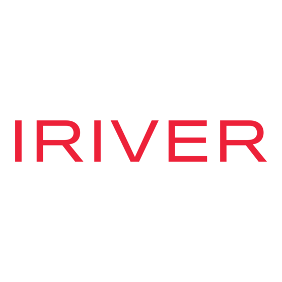 IRiver S100 Soft Silhouette Manual