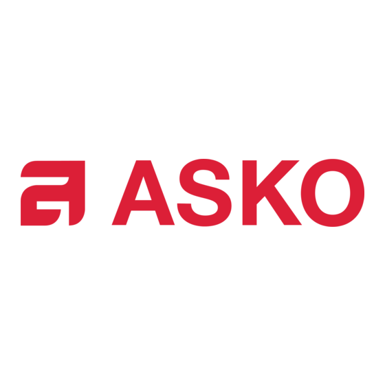 Asko D5436XL Operating Instructions Manual