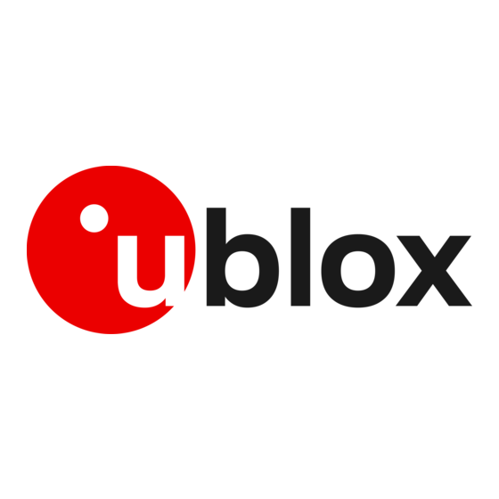 u-blox EVK-LEXI-R520 User Manual