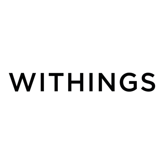 Withings Go Installation And Operating Instructions Manual