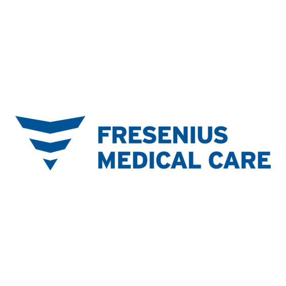 Fresenius Medical Care DIASAFE 2008 H Operator Instructions
