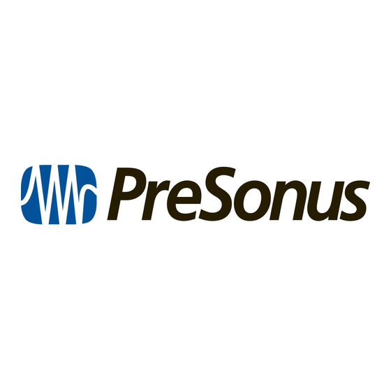 PRESONUS FireStudio Project Connection Instruction
