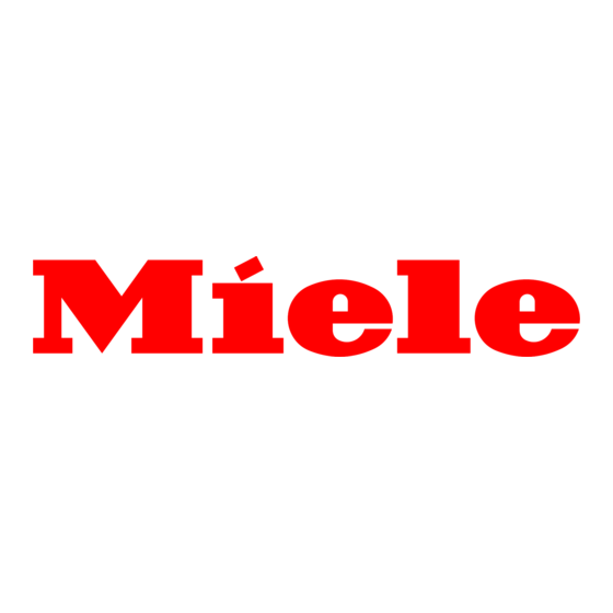 Miele professional DOS-Modul G 10 Fitting Instructions Manual