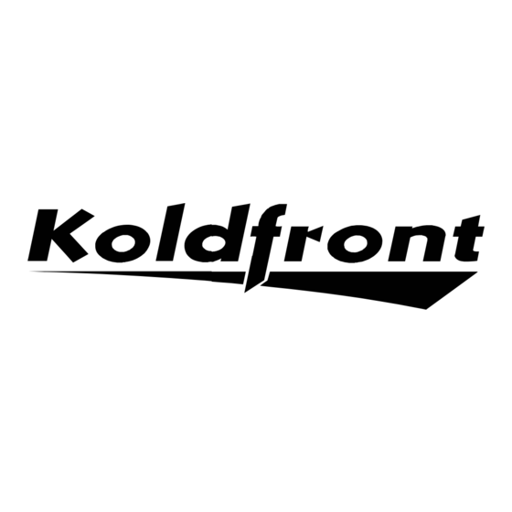 Koldfront PAC9000W Owner's Manual