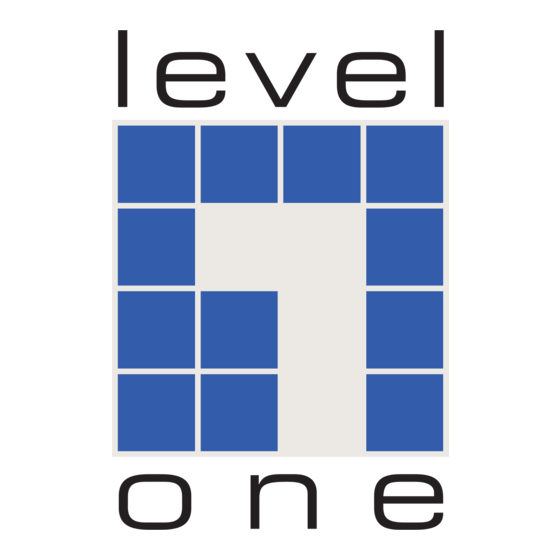LevelOne AMG-2001 Quick Installation Manual