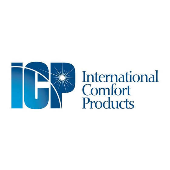 ICP PGF Series Installation Instructions Manual