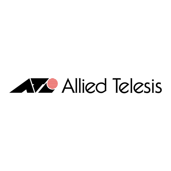 Allied Telesis AT-WLMT AT-WLMT-010 Quick Manual