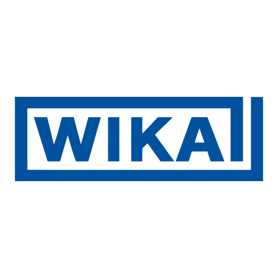 WIKA TR Series Operating Instructions Manual