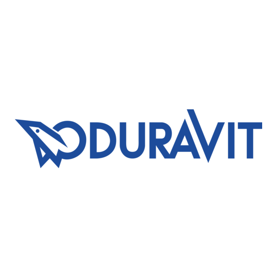 DURAVIT C14200 0150 Instructions For Mounting And Use