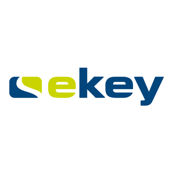 eKey TOCAhome integra Operating Instructions Manual