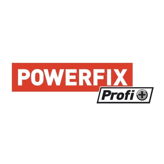 Powerfix Profi 107580 Operation And Safety Notes