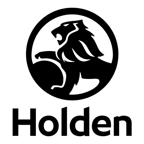 HOLDEN XC Series Owner's Handbook Manual