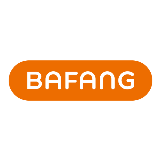 BAFANG BT F07.450.C User Manual