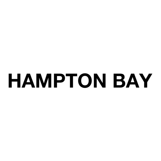 HAMPTON BAY CHALESTON HDP06539BL Use And Care Manual
