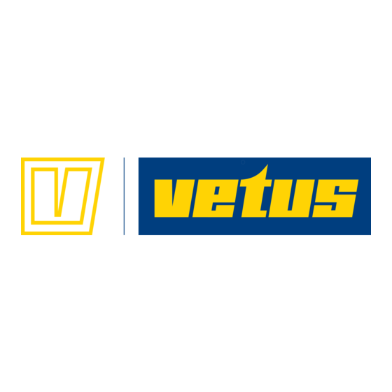 Vetus FTR470 Installation Instructions Manual