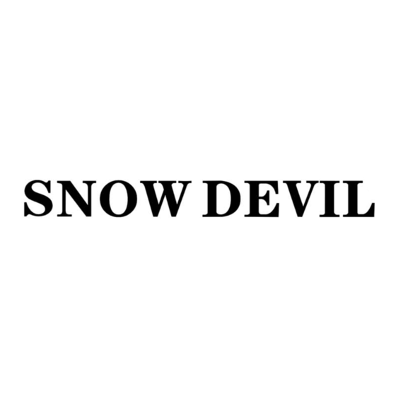 Snow Devil Power Smar DB7659 Troubleshooting