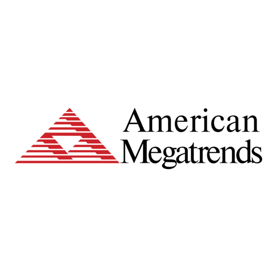 American Megatrends MB970 User Manual