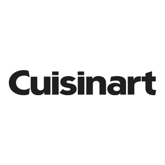 Cuisinart CTG-00-SPIC Instruction And Recipe Book