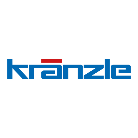 Kränzle UFO light Operating Manual With Spare Parts List