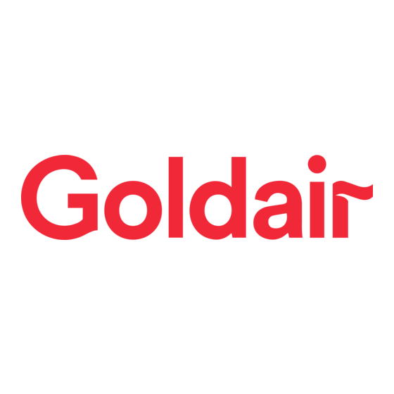 Goldair GSR100 Operating Instructions Manual