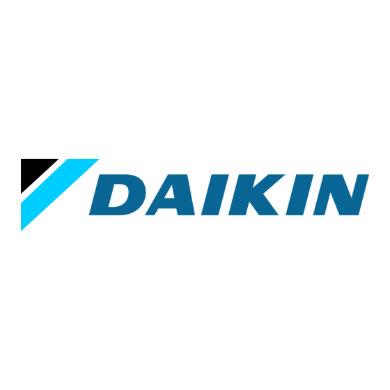 Daikin Air Conditioner Installation Manual
