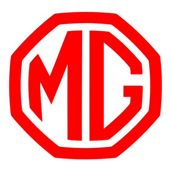 MG MG4 ELECTRIC i-SMART Manual
