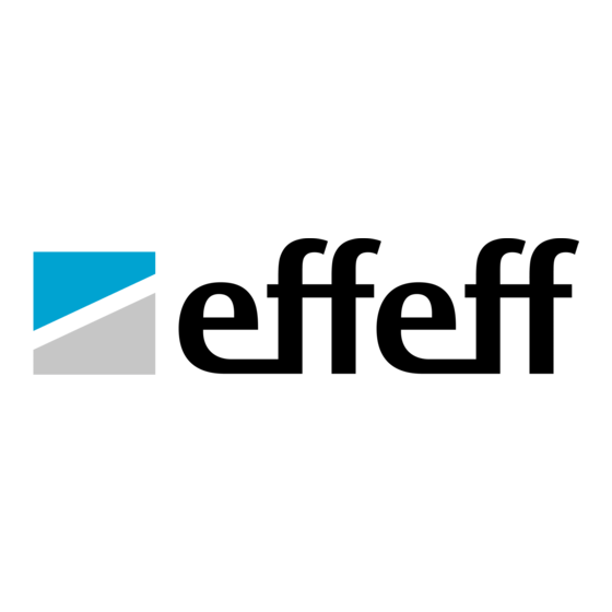 effeff ePED 1386D10 Installation And Operating Instructions