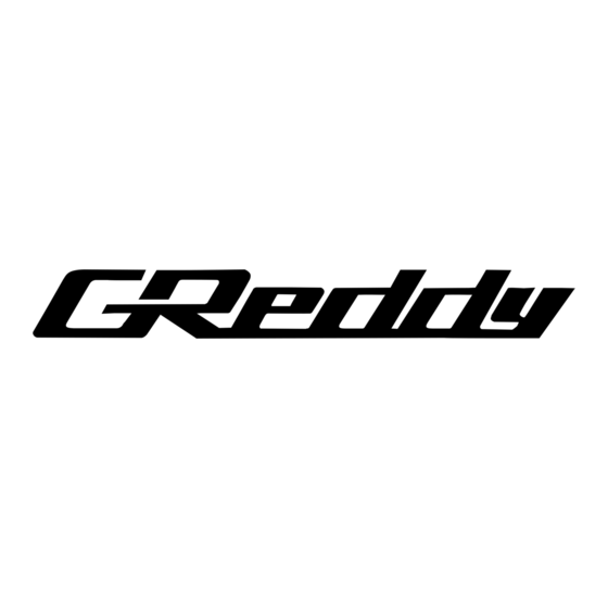 GReddy Turbo Kit Installation Manual