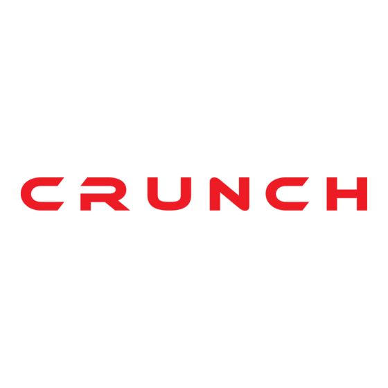 Crunch G52CK Owner's Manual