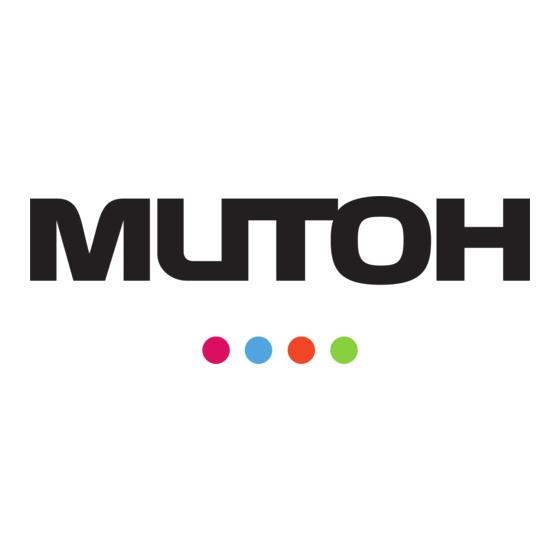 MUTOH Ultima SC-850D Operation Instructions Manual