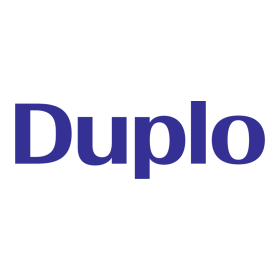 Duplo DocuCutter CC-330 Operational Manual