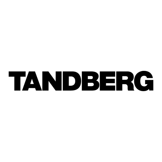 TANDBERG D1392602 User Manual