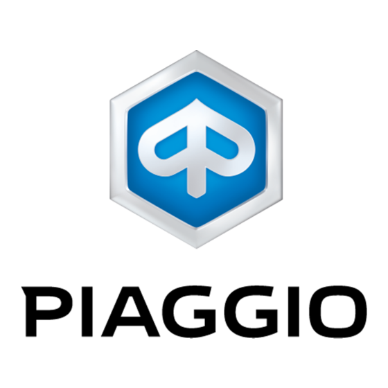 PIAGGIO X9 Service Station Manual