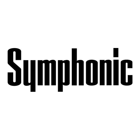 Symphonic 7800S Owner's Manual