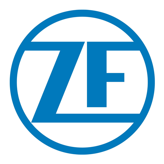 ZF ERM Operating Instructions Manual