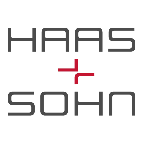 HAAS + SOHN HSP 4.0-F1 Equipment Sheet