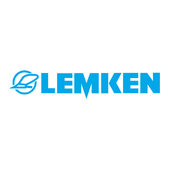 LEMKEN SMARAGD 7 Operating Instructions Manual
