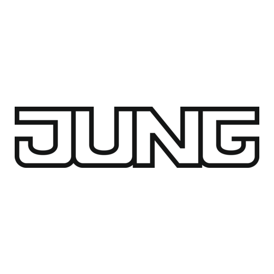 Jung RWM 100 WW Operating Instructions Manual