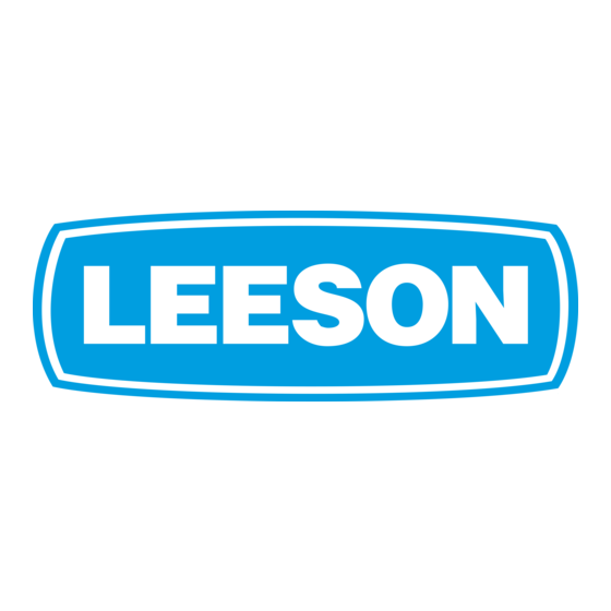 Leeson 174186 Quick Start Manual