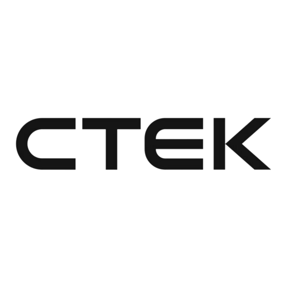 CTEK CHARGESTORM Connected User Manual