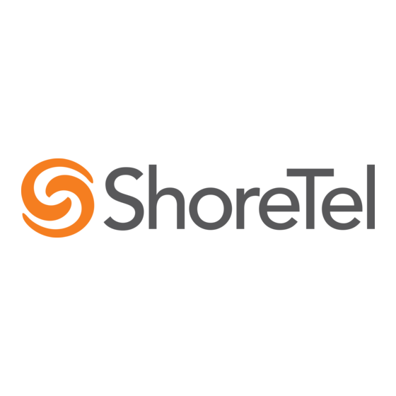 ShoreTel ShoreGear Dual Tray Installation Manual