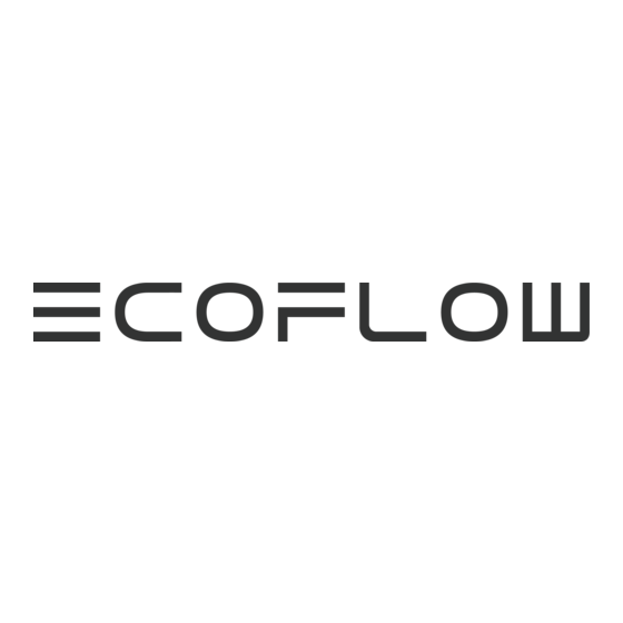 EcoFlow 4897082663089 Instructions Manual