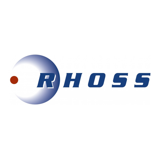 RHOSS DIVA 20 Instructions For Use Manual