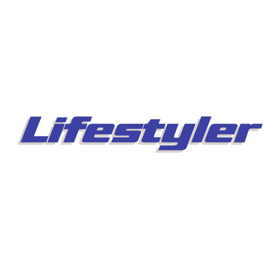 LIFESTYLER Auto incline 2800 Owner's Manual