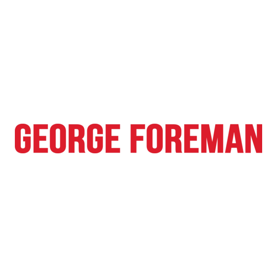 George Foreman GGR50B Use And Care Book